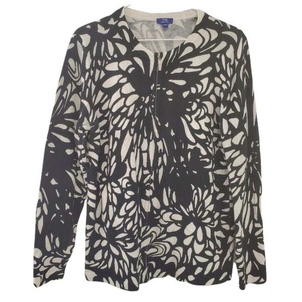 Tabi Simply Classic 100%  Cotton Cardigan Sweater
